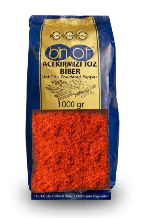Binot Acı Toz Biber 1000 Gr Büyük Paket