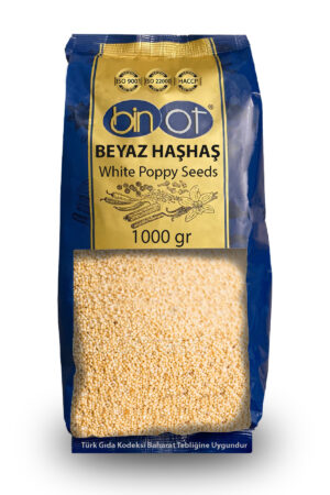 Binot Haşhaş Beyaz 1000 Gr Büyük Paket