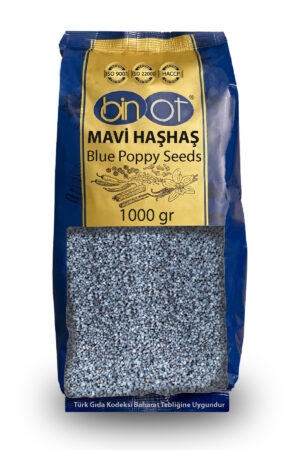 Binot Haşhaş Mavi 1000 Gr Büyük Paket