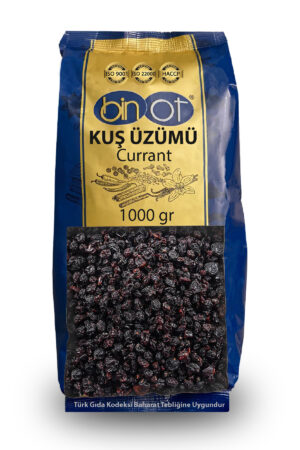 Binot Kuş Üzümü 1000 Gr Büyük Paket