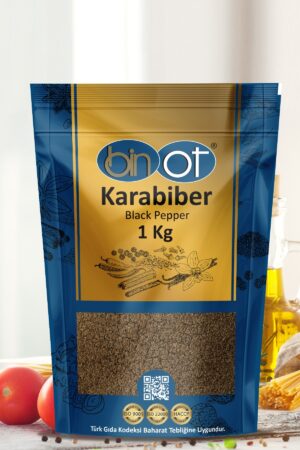 Binot Karabiber Toz 1000 Gr Kilitli Torba