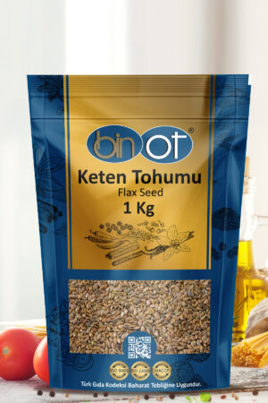 Binot Keten Tohumu 1000 Gr Kilitli Torba