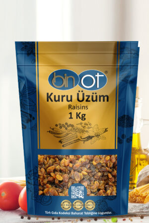 Binot Kuru Üzüm 1000 Gr Kilitli Torba