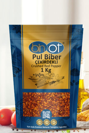 Binot Pul Biber Çekirdekli 1000 Gr Kilitli Torba